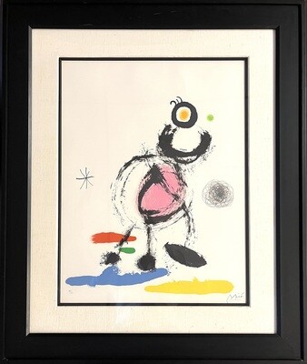 Joan Miro - Migratory Birds IV Lithograph 00459