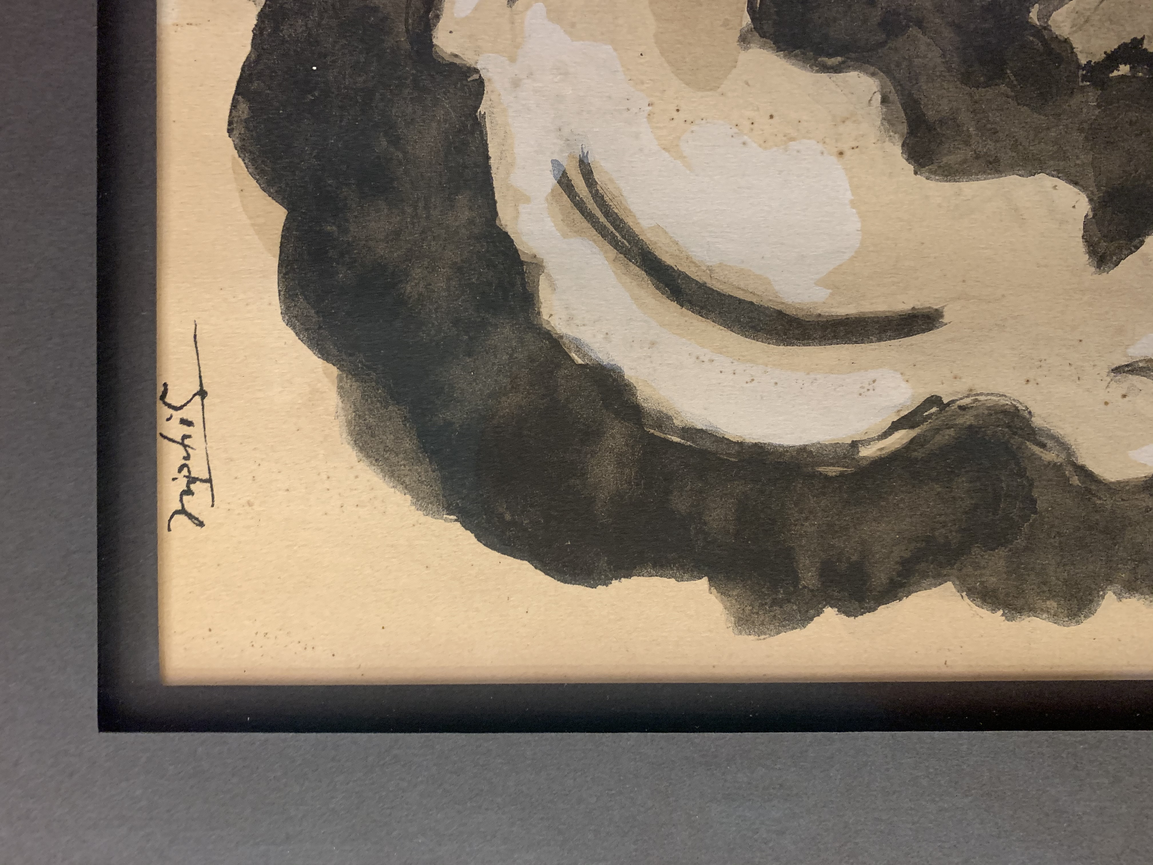 Jacques Lipchitz - Prometheus, Original Gouache Painting