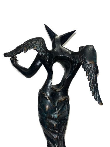 Salvador Dali - The Surrealist Angel Bronze 1983