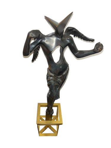 Salvador Dali - The Surrealist Angel Bronze 1983