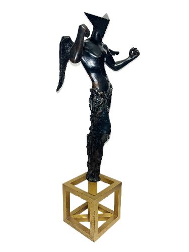 Salvador Dali - The Surrealist Angel Bronze 1983
