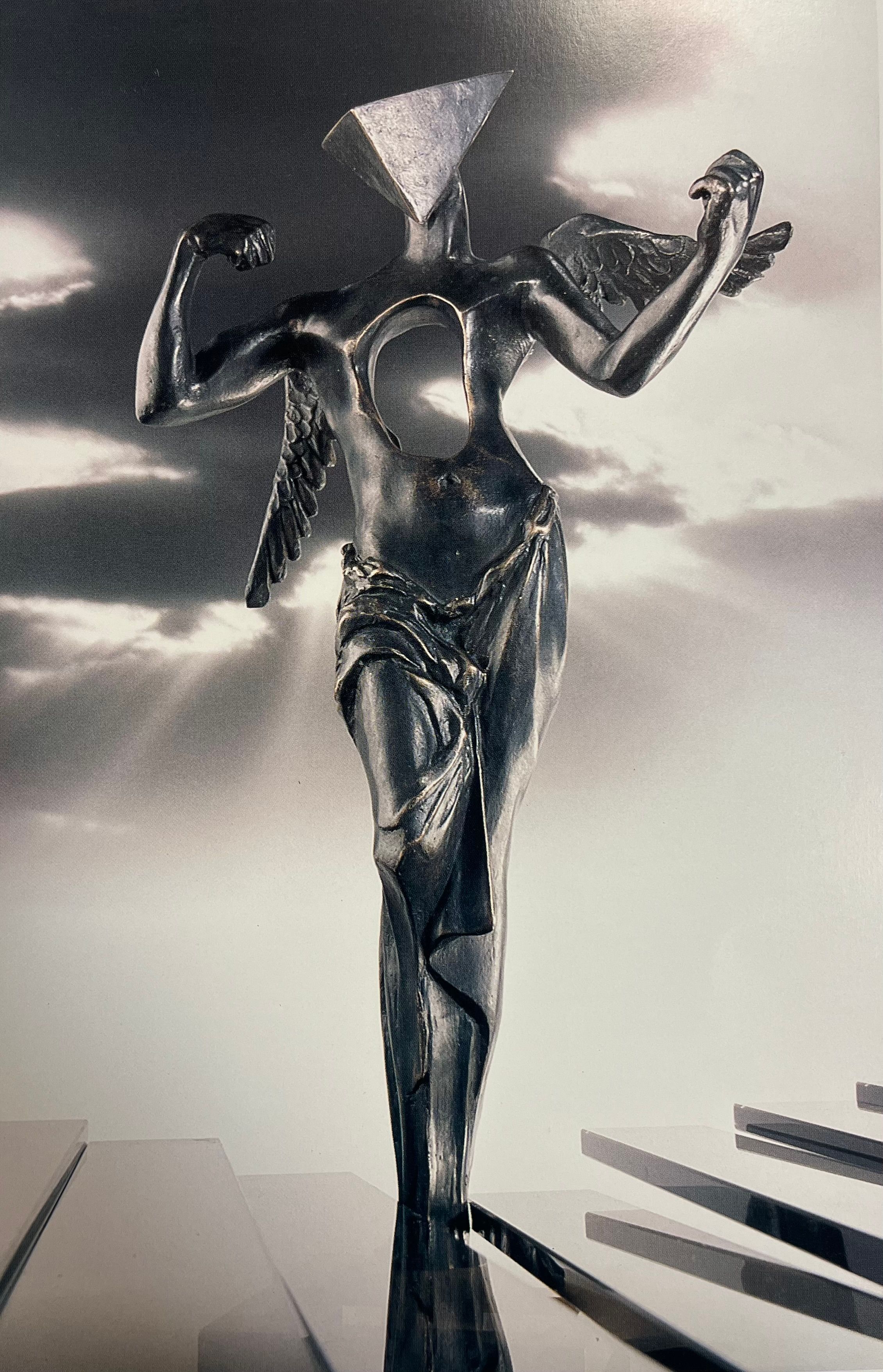 Salvador Dali - The Surrealist Angel Bronze 1983