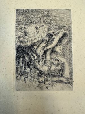 Pierre-Auguste Renoir - Le Chapeau Epingle - Etching 00545