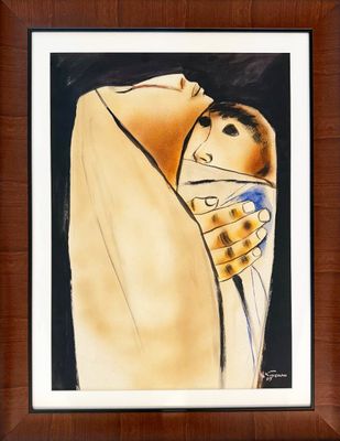 Eduardo Kingman - Mother & Child 00580