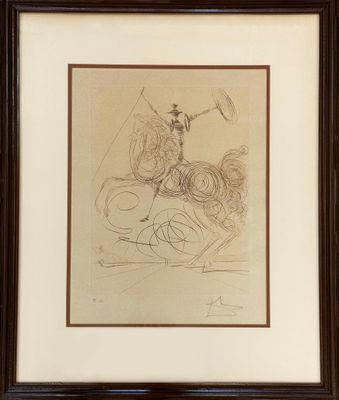 Salvador Dali - Don Quixote on Horseback 00588