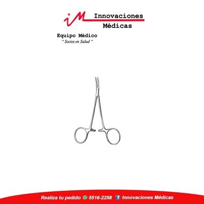 Pinza KOCHER  hemostatica fina curva, 16cm