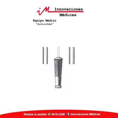 Trépano Corneal ELLIOT, (4 piezas, estuche de madera)