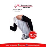 Manga para Brazo 15-20mmHG,  Color Negro (Unisex)