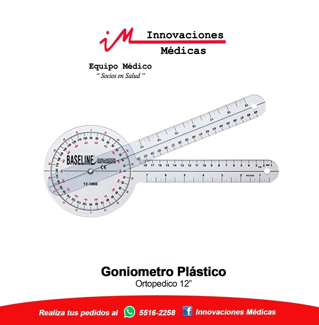 Goniometro de 12&quot;