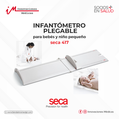 Infantómetro plegable para bebés y niño pequeño
