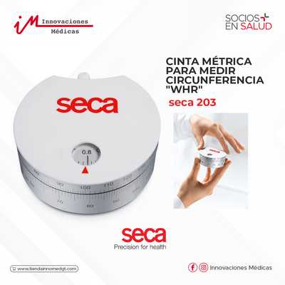 Cinta Métrica para medir circunferencia &quot;WHR&quot;