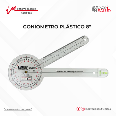 Goniometro Plástico 8&quot;