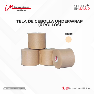 Tela de cebolla Underwrap  (6 rollos) Beige
