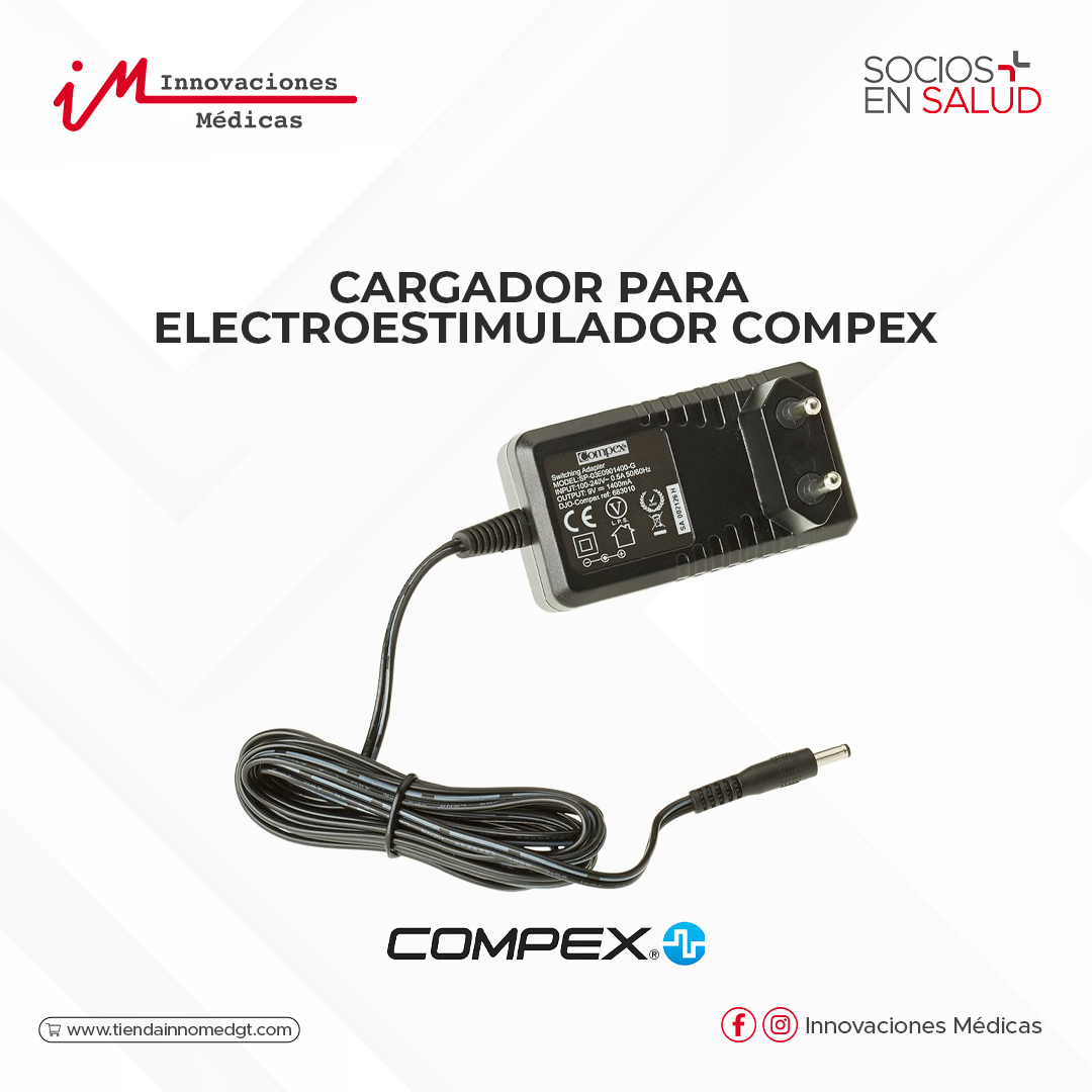 Cargador para Electroestimulador Compex