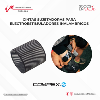 Cintas sujetadoras para electroestimuladores inalámbricos
