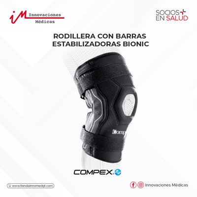 Rodillera con barras estabilizadoras BIONIC