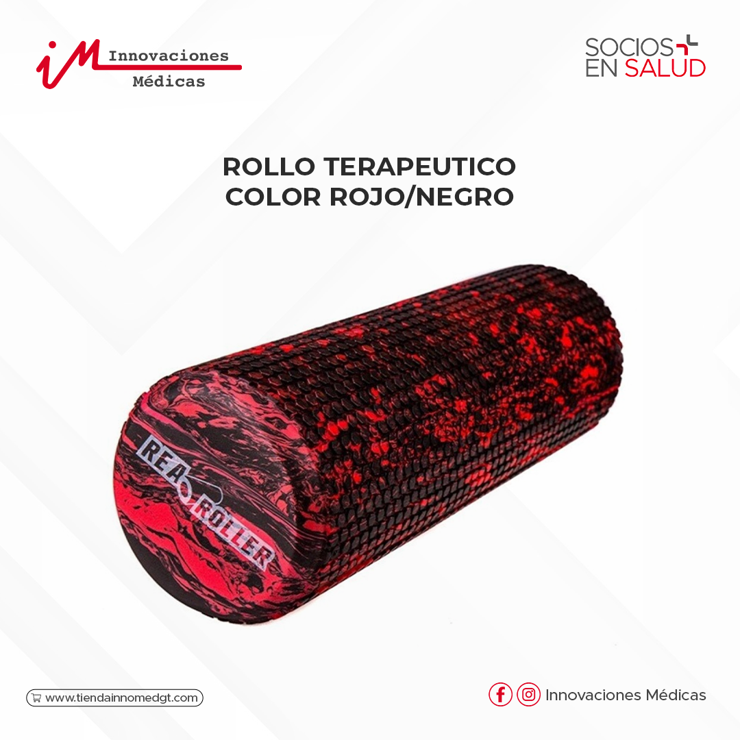 Rollo terapeutico, color rojo/negro