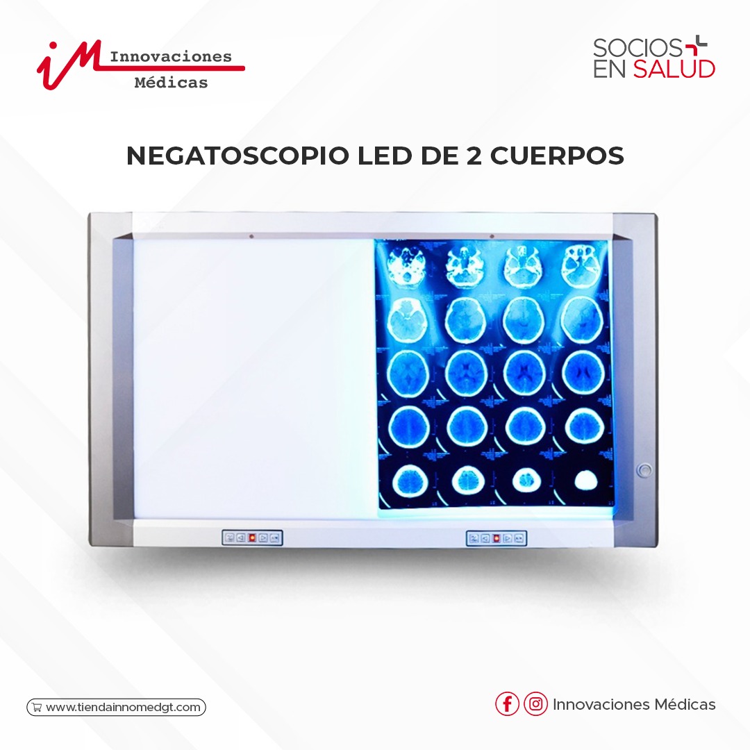 Negatoscopio LED de 2 cuerpos