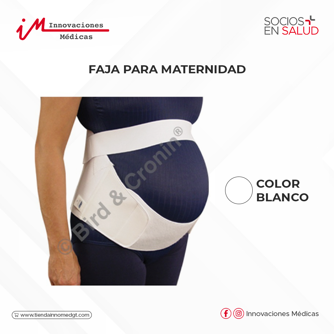 Faja para maternidad, color blanco