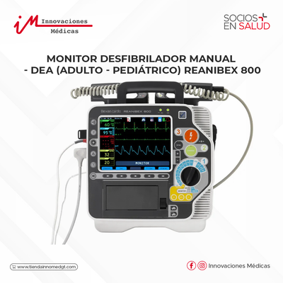 monitor desfibrilador Manual - DEA (adulto - pediátrico) Reanibex 800
