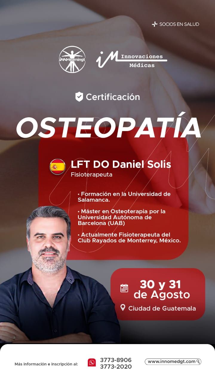 CERTIFICACIÓN TÉCNICAS OSTEOPÁTICAS EN EXTREMIDADES