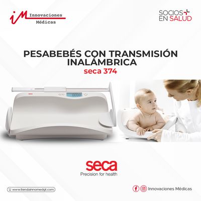 Pesabebés con transmisión inalámbrica