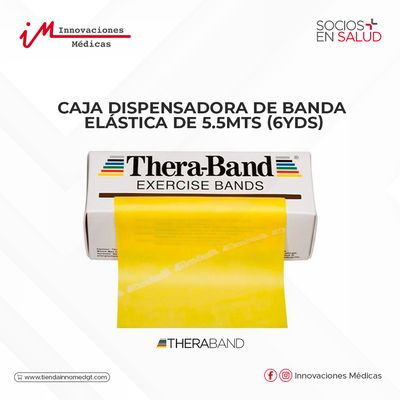 Caja dispensadora de banda elástica de 5.5mts (6yds)