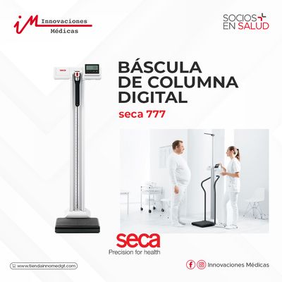 Báscula de columna digital