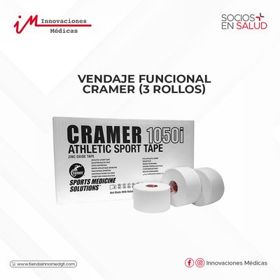 Vendaje Funcional Cramer (3 rollos)
