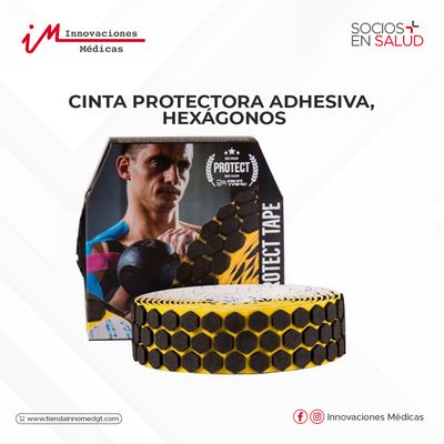 Cinta protectora adhesiva, hexágonos