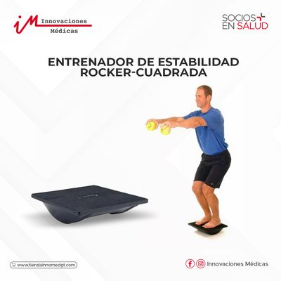 Entrenador de estabilidad Rocker-Cuadrada