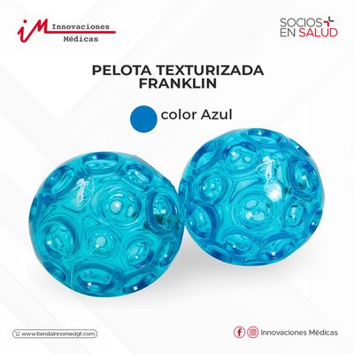 Pelota texturizada,color Azul
