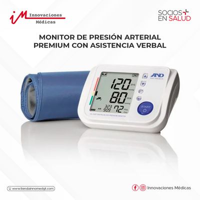 Monitor de presión arterial Premium con asistencia verbal