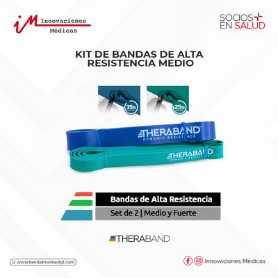 Kit de Bandas de Alta Resistencia Medio