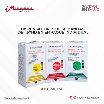 Dispensadores de 30 bandas de 1.5yrd en empaque individual