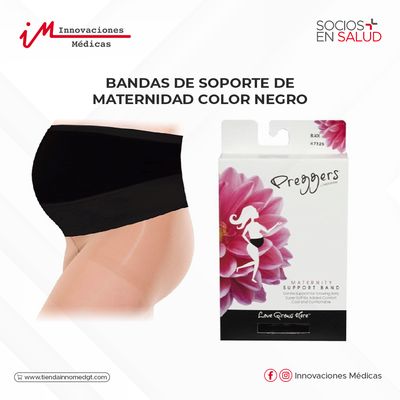 Bandas de soporte de maternidad Color Negro