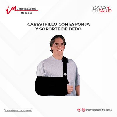Cabestrillo con esponja y soporte de dedo