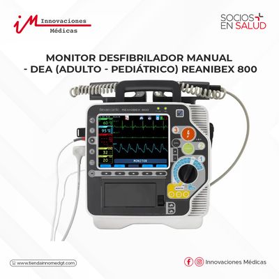 monitor desfibrilador Manual - DEA (adulto - pediátrico) Reanibex 800