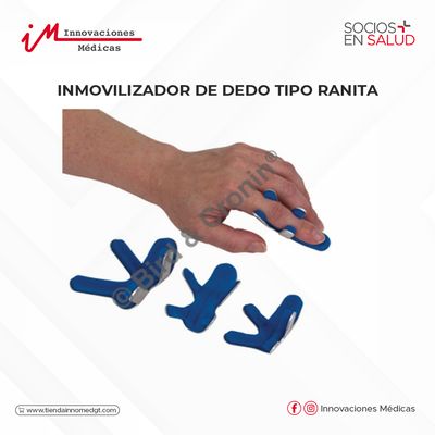 Inmovilizador de dedo tipo ranita