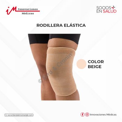 Rodillera Elástica, color beige