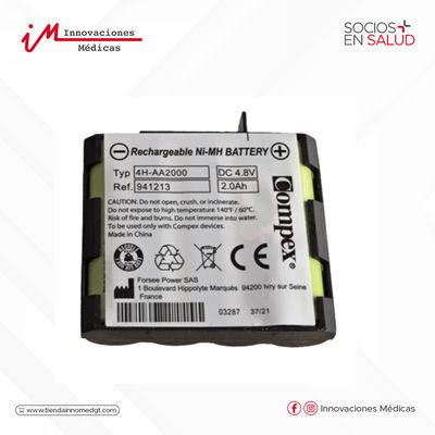 ​Batería 2.0 AH, para equipos clínicos Chattanooga