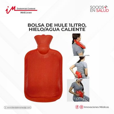 Bolsa de hule 1litro,  hielo/agua caliente