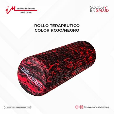 Rollo terapeutico, color rojo/negro
