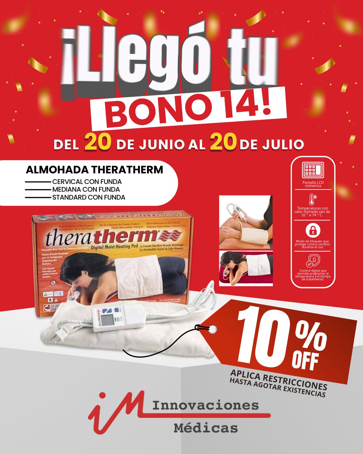 Almohadilla de calor eléctrica
