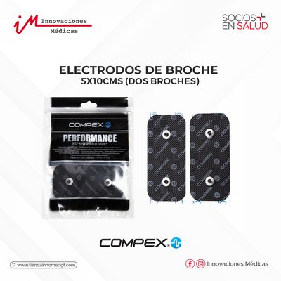 Electrodos de Broche 5x10cms (dos broches)