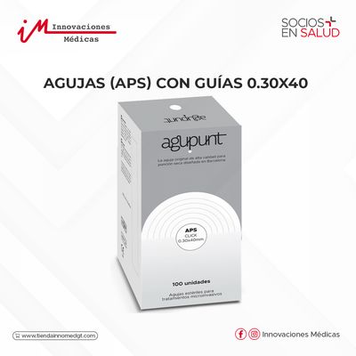 Agujas (APS) con guías 0.30x40