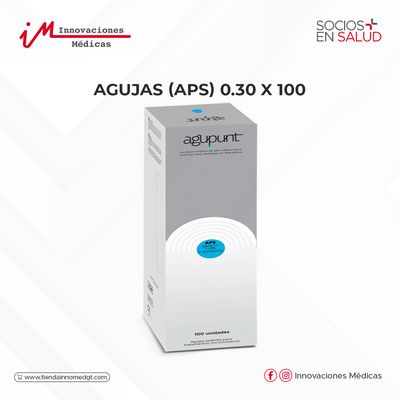 Agujas (APS) 0.30 x 60mm color Lila