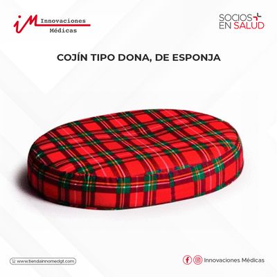 Cojín tipo dona, de esponja