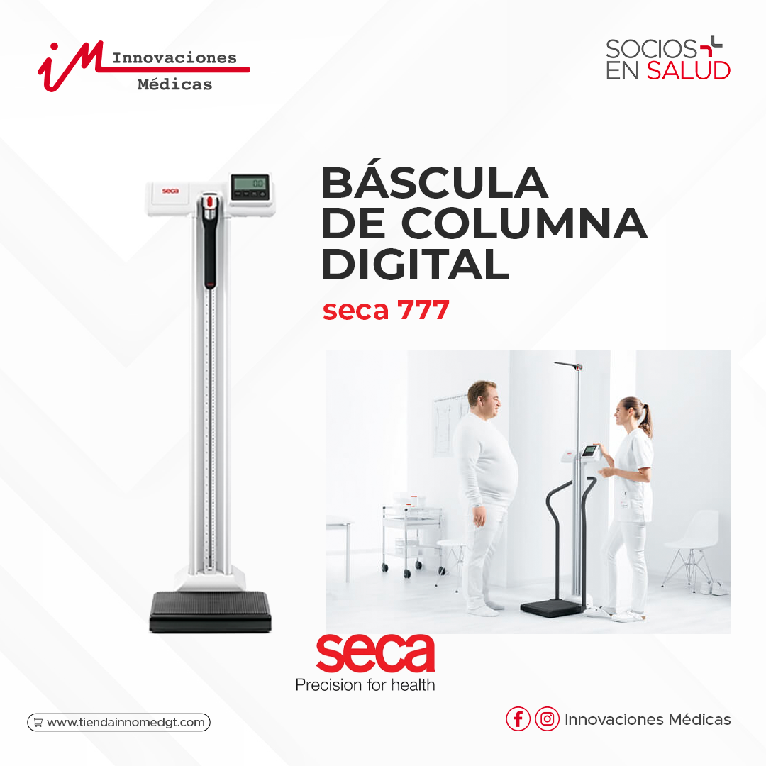 Báscula de columna digital