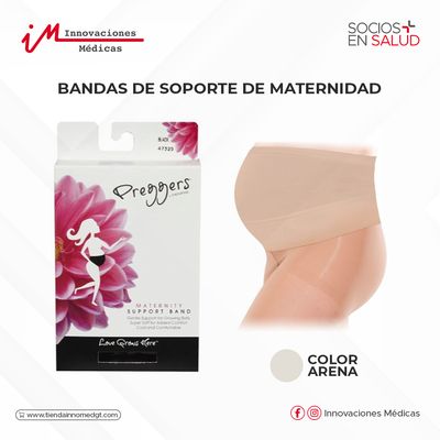 Bandas de soporte de maternidad, color arena